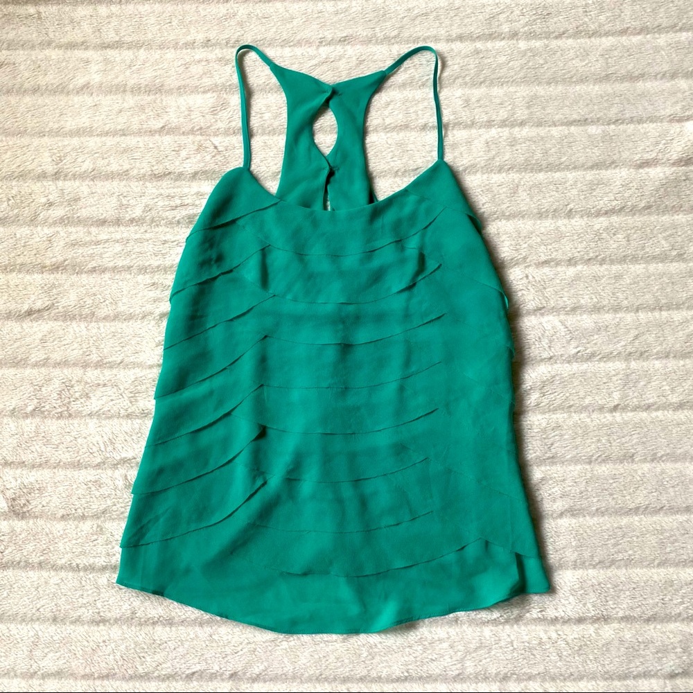 Layered chiffon swing cami